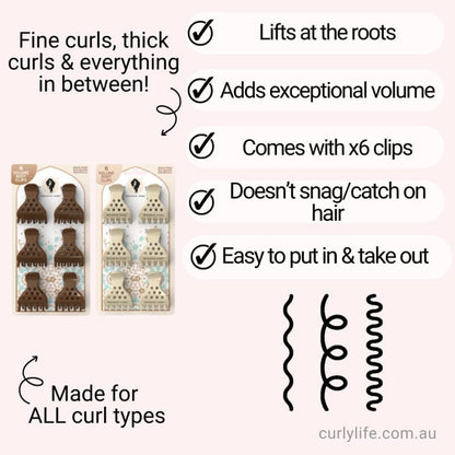 Bounce Curl Volume Root Clips