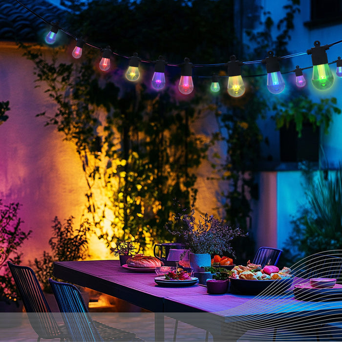 Calex Vista Outdoor Christmas Lights 10M - RGBIC + CCT
