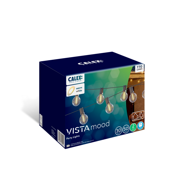 Calex Vista Outdoor Festoon - 30M