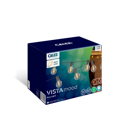Calex Vista Outdoor Festoon - 30M