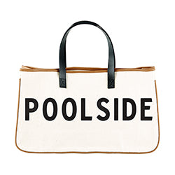 CANVAS TOTE - POOLSIDE