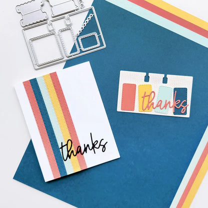 Catherine Pooler - Dies - Flip-a-Color Combo. Available at Embellish Away located in Bowmanville Ontario Canada. Example by brand ambassador.