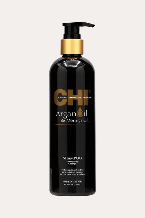 CHI ARGAN OIL WITH MORINGA OIL BLEND SHAMPOO 11.5oz - BSW BEAUTY CANADA