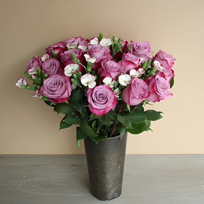 Classic Mauve Flower Centerpieces