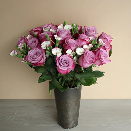 Classic Mauve Flower Centerpieces