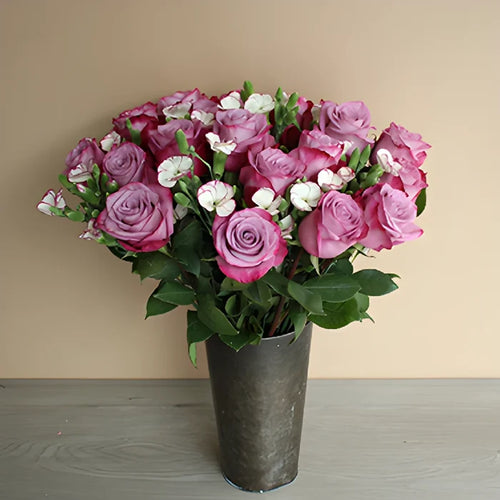 Classic Mauve Flower Centerpieces