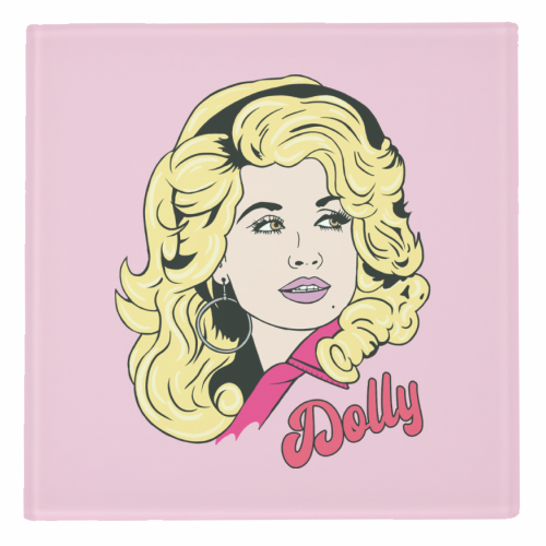 Coasters 'What would Dolly do?': Glass