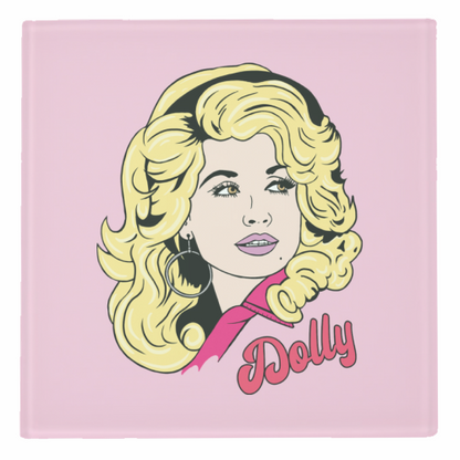 Coasters 'What would Dolly do?': Glass