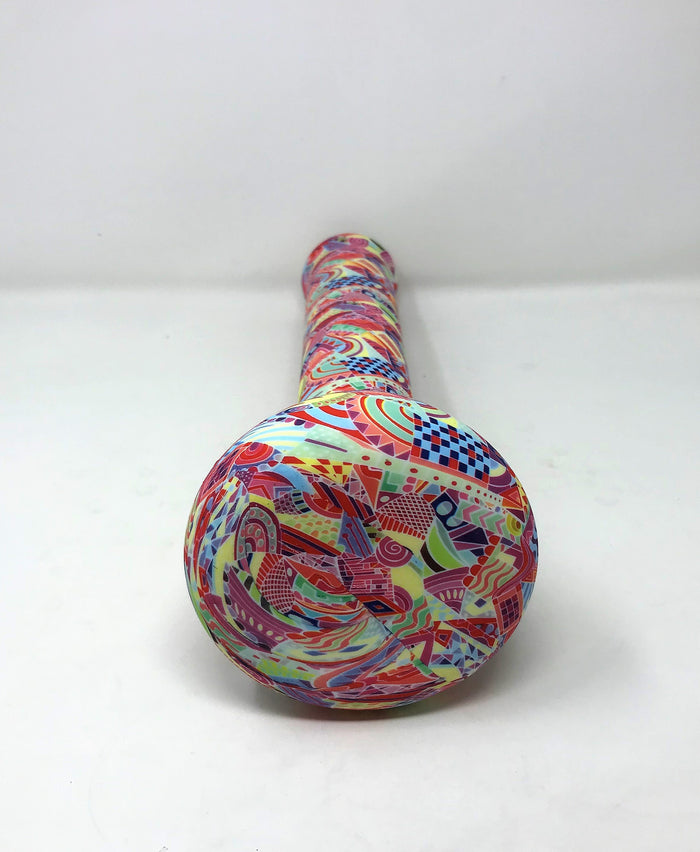 Colorful Multi Designs Silicone Detachable Beaker 13" Bong 14mm Herb Bowl