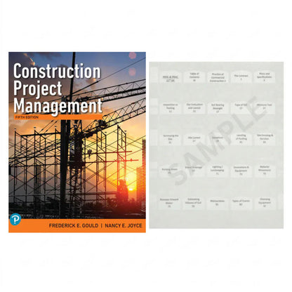 Construction Project Management, 5th Edition