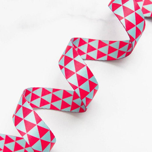 Cotton Candy Triangle 1" Webbing