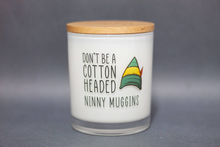 Cotton Headed Ninny Muggins Holiday Christmas Soy Candle: Peppermint Mocha