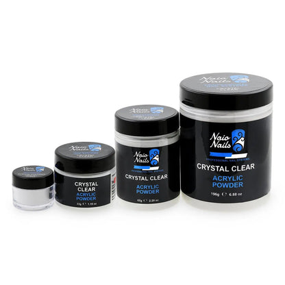 Crystal Clear Acrylic Powder 12g - 195g   Naio Nails