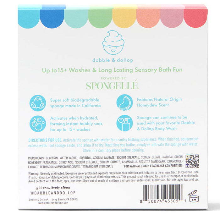 Dabble & Dollop Sponge Pop Sponge with Built-In Body Wash