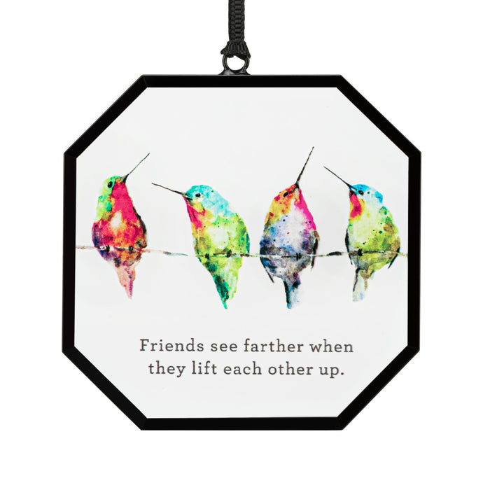 DC Hummers on a Wire Suncatcher