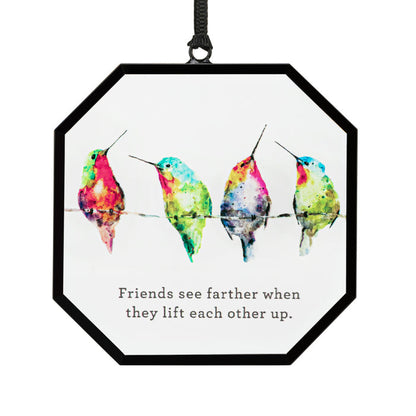 DC Hummers on a Wire Suncatcher