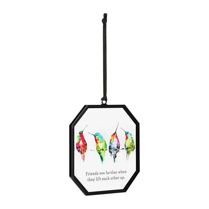 DC Hummers on a Wire Suncatcher