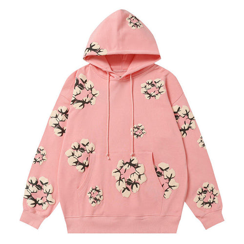 Denim Tears Kapok Pattern Printed Hoodie