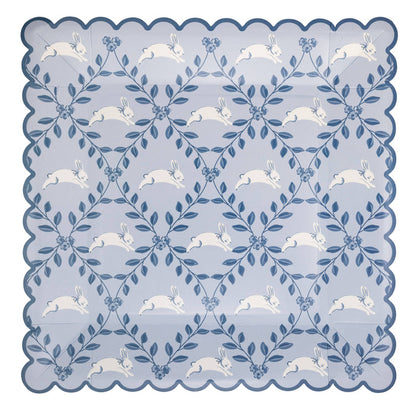 Diamond Bunny Pattern 9" Plate