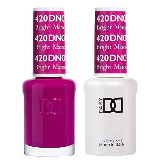 DND Gel Nail Polish Duo 420 - Bright Maroon