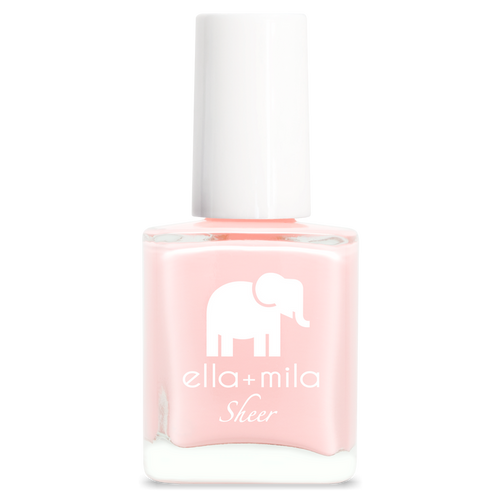 Dream baby pink tint sheer nail polish bottle – ella+mila Sheer