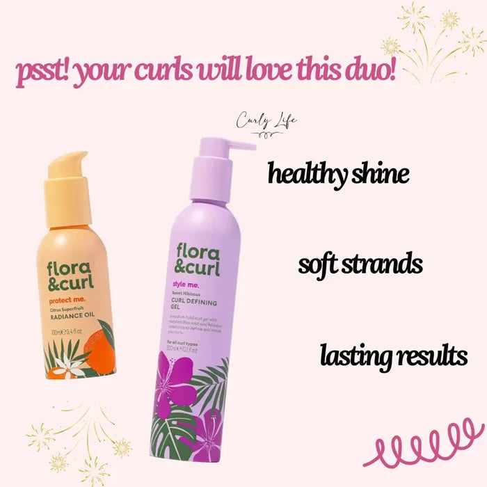 Flora & Curl Citrus Bloom Superfruit Hair Oil, curly hair oil available in Australia