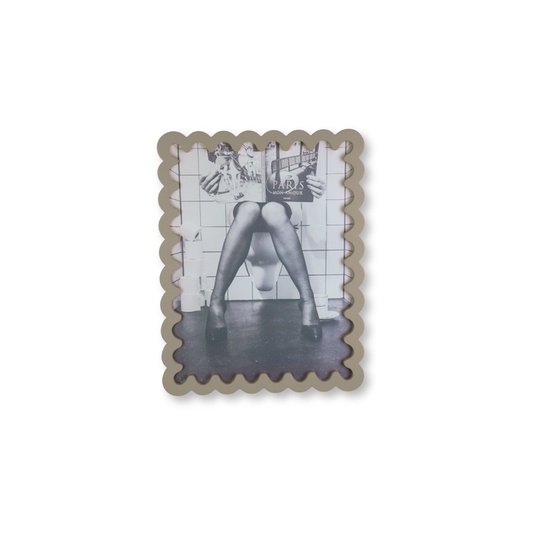 Fotolijst - Golvende Rand - MDF - Taupe - 24x33x1.5cm