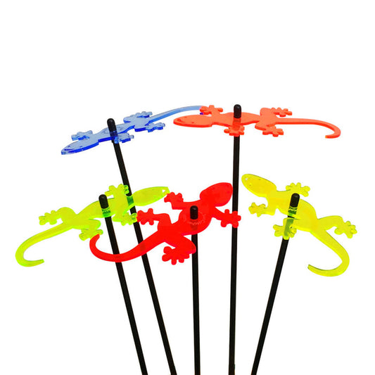 Garden Décor Ornaments Set of 5 'Geckos'-0