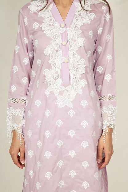 Heather Kurta and Fringe Pyajama