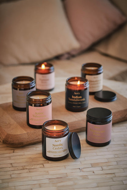 Himalayan Cedarleaf Scented Jar Candle - Cedar Patchouli and Lemon