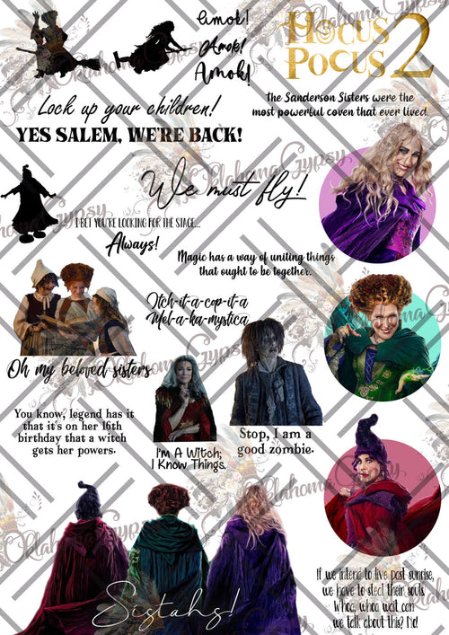 Hocus Pocus 2 Inspired Digital File