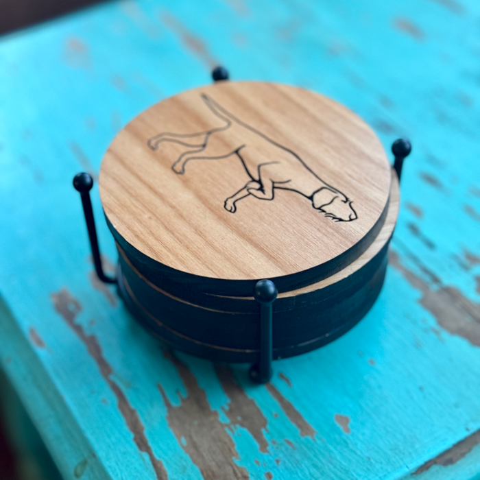 Hungarian Wirehaired Vizsla Coaster Set