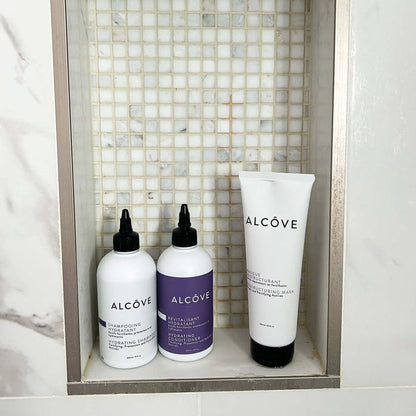 Picture showing 3 Alcôve Hair Care Products