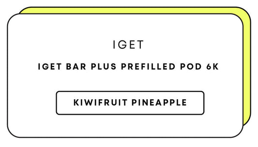 IGET Bar Plus Prefilled Pod | Pineapple Kiwifruit-Image 1