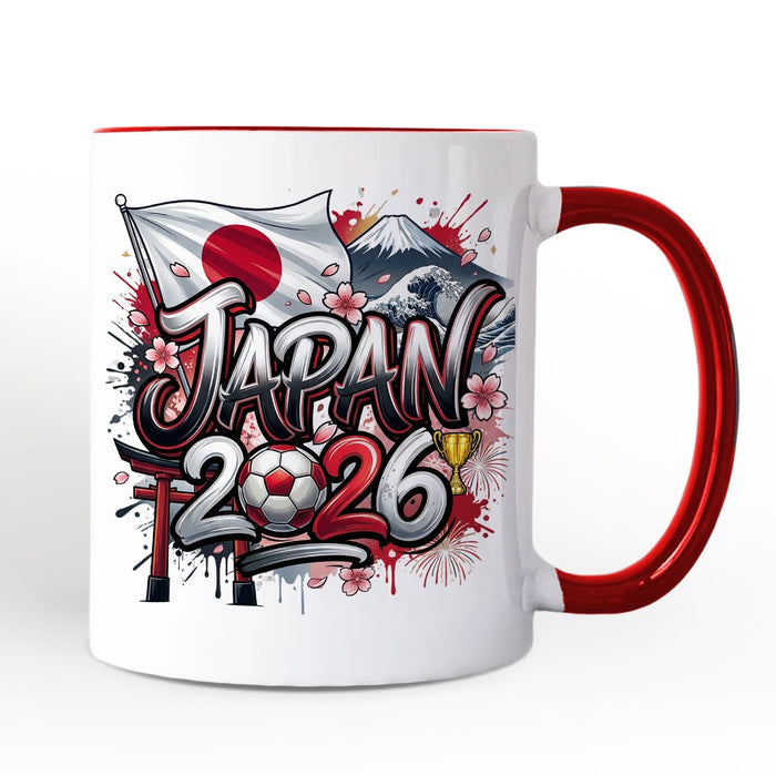 Japan 2026 Soccer Cup Global Championship Mug, Football Fans Gift Personalized Ceramic Mug OrnamentallyYou