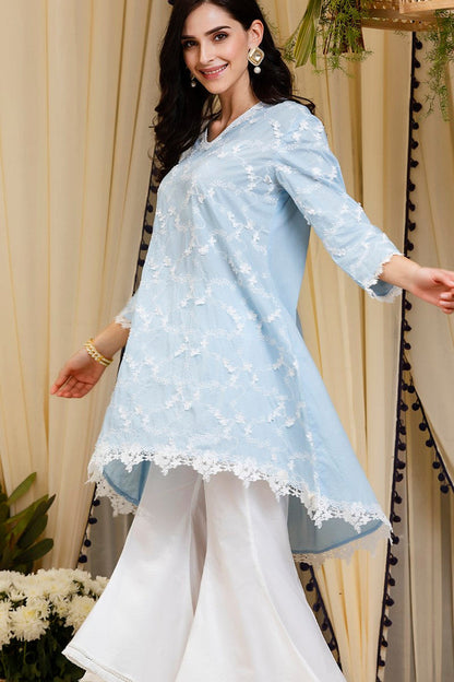 Jasmine kurta with new bellbottom