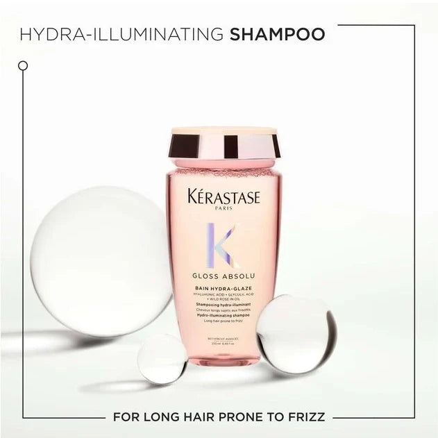 KÉRASTASE GLOSS ABSOLU BAIN HYDRA GLAZE SHAMPOO 250ML