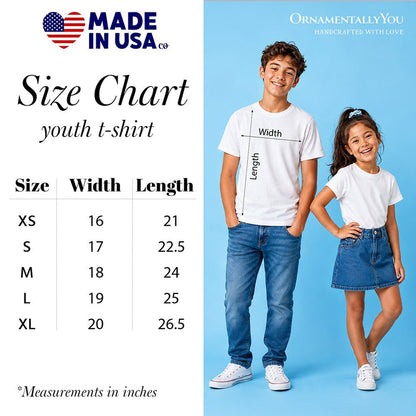 Kids 4th of July Patriotic Duck T-Shirt, Funny Youth Independence Day Tee Kid's T-Shirts OrnamentallyYou