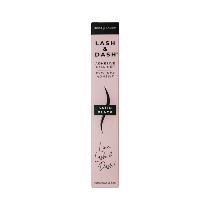 Lash & Dash® Glue Liner- Satin Black's packaging.