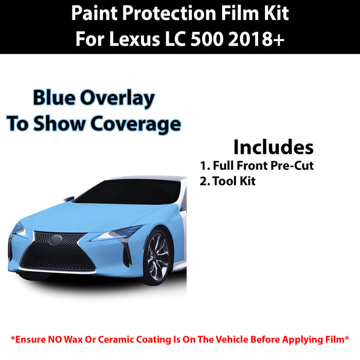 Fits Lexus LC 500 2018+ Precut Premium Paint Protection Film Clear Bra PPF Decal Film Kit - Bogar Tech Designs