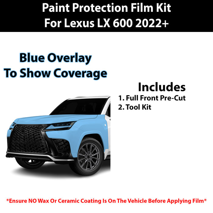 Fits Lexus LX 600 (F Sport) 2022+ Precut Premium Paint Protection Film Clear Bra PPF Decal Film Kit Cover - Bogar Tech Designs
