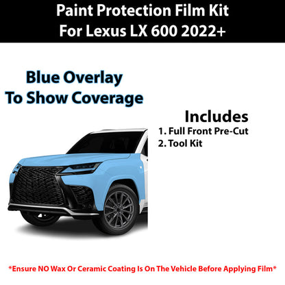 Fits Lexus LX 600 (F Sport) 2022+ Precut Premium Paint Protection Film Clear Bra PPF Decal Film Kit Cover - Bogar Tech Designs