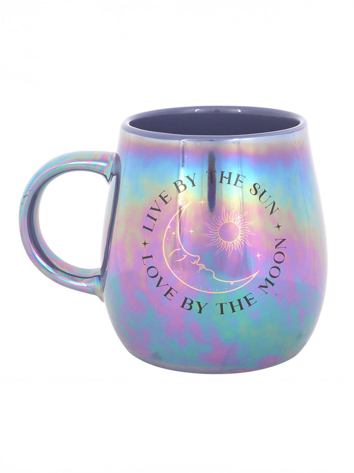 Live by the Sun Love by the Moon Iridescent Mug | One Colour-Image 2
