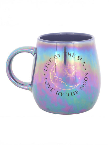 Live by the Sun Love by the Moon Iridescent Mug | One Colour-Image 2