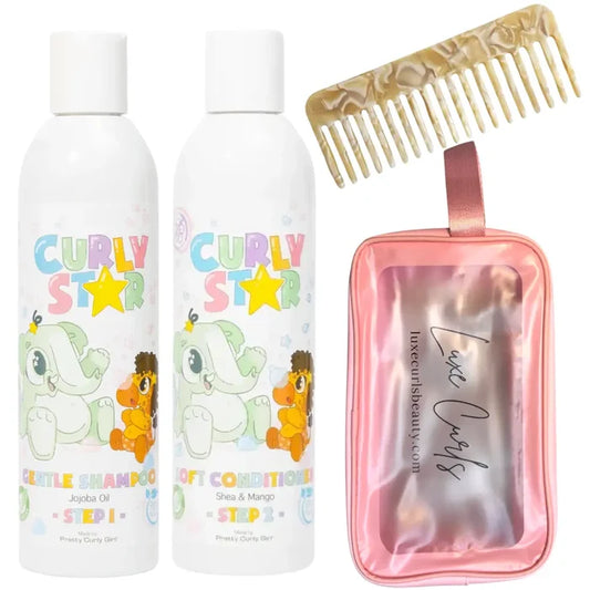 Kids and babies curly hair products