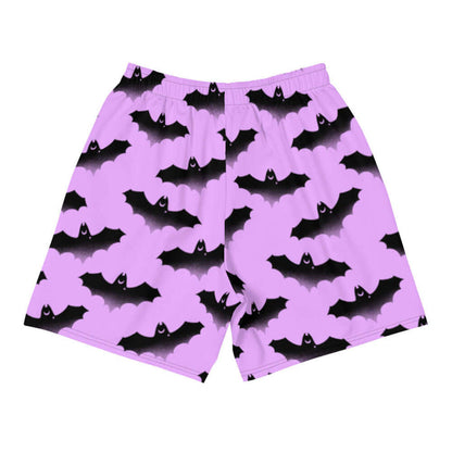 Aensland alternative men's shorts in pink with bats and crescent moons
