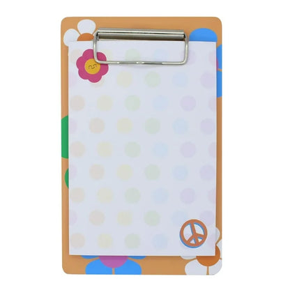 Mini Clipboard with Notepad – Daisy Design (40 Sheets) 🌼📋