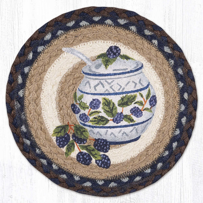 MSPR-312 Jam Jar Blackberry 10" Trivet