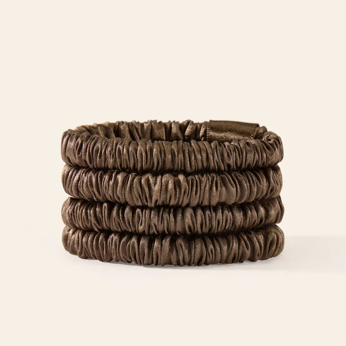 Mulberry Silk Skinny Scrunchies