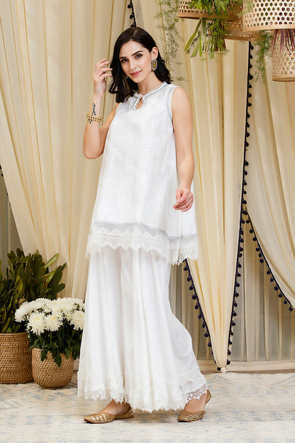 Mulmul Blossom Kurta